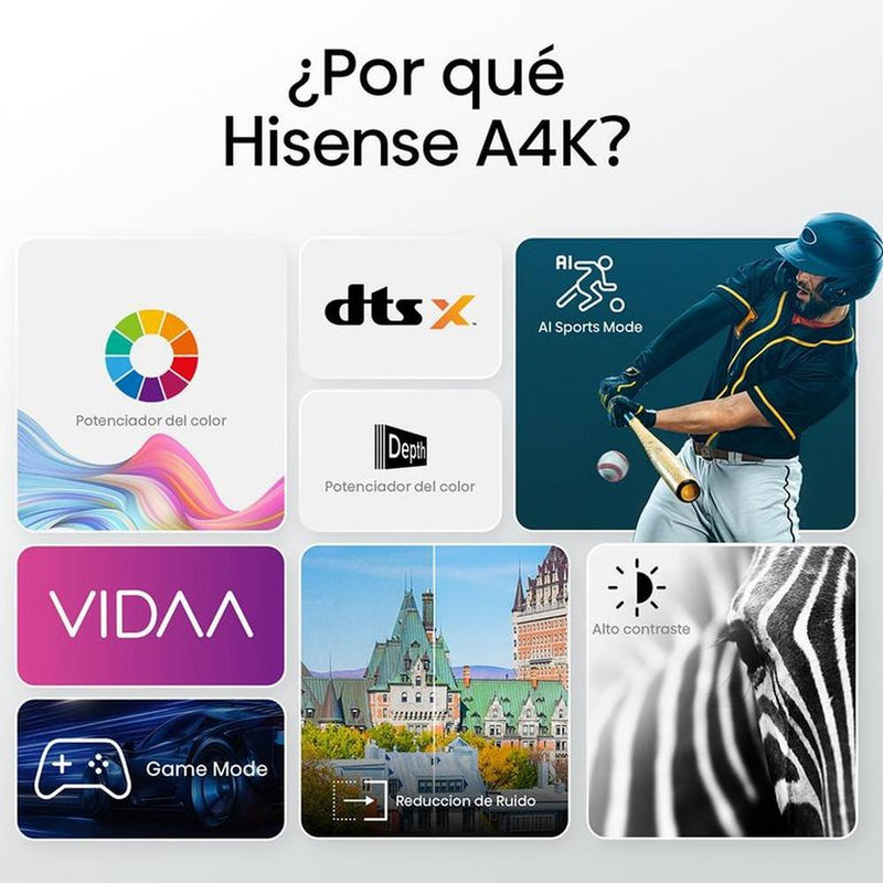 TELEVISOR HISENSE 43 FHD SMART TV 43a4k