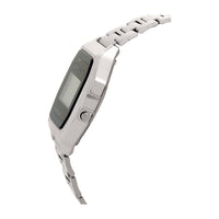 CASIO A158WA-1 Reloj digital para hombre con retroiluminación LED, cronómetro, alarma diaria y resistencia al agua
