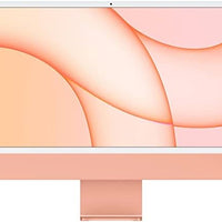 Apple 2021 iMac with Apple M1 Chip with 8-core CPU, 24-inch, 8GB RAM, 256GB SSD Storage, Orange (Renewed)