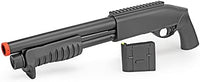 BBTac Airsoft Shotgun Shorty Pump Action Spring Airsoft Gun M401 Powerful FPS with Clip