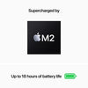 Apple 2022 MacBook Air Laptop with M2 chip: Built for Apple Intelligence, 13.6-inch Liquid Retina Display, 16GB RAM, 256GB SSD Storage, Backlit Keyboard, 1080p FaceTime HD Camera; Midnight