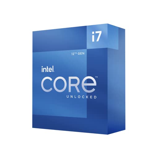 Intel Core i7-12700K Procesador Gaming de Escritorio con Gráficos Integrados y 12 Núcleos (8P+4E) hasta 5.0 GHz Desbloqueado LGA1700 Chipset Serie 600 125W