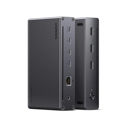 UGREEN Revodok Max 208 8-in-1 Thunderbolt 4 Dock - 40Gbps Hub, 3 x Thunderbolt 4, Dual 4K@60Hz or Single 8K Display, 85W Charging, Gigabit Ethernet, 3 x USB A 3.2 for Mac M1/M2/M3/M4 Pro/Max