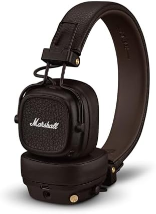 Marshall Major V On-Ear Wireless Bluetooth Headphones - Black
