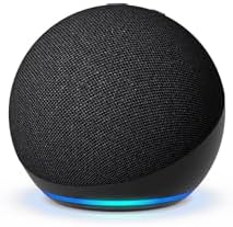 Echo Dot Star Wars Bundle: Includes Echo Dot, Charcoal and The Mandalorian Helmet Stand