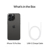 Apple iPhone 15 Pro Max, 256GB, Black Titanium - Unlocked (Renewed)