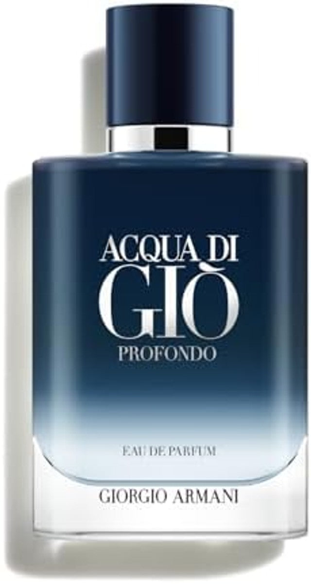 Armani Beauty - Acqua di Giò Profondo - Eau de Parfum - Colonia para hombres - Fragancia fresca y aromática para hombres - Notas de mandarina, lavanda y madera de cedro