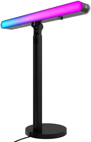 Logitech G Litra Beam LX Premium Dual-Sided RGB LED Streaming Key Light with TrueSoft, for Streaming, Broadcasting, LIGHTSYNC, Bluetooth, USB, PC/Mac - Graphite