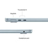 Apple 2025 MacBook Air 13-inch Laptop with M4 chip: Built for Apple Intelligence, 13.6-inch Liquid Retina Display, 16GB Unified Memory, 256GB SSD Storage, 12MP Center Stage Camera, Touch ID; Sky Blue