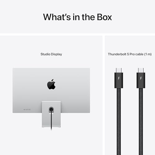 Apple Studio Display: Standard Glass, Tilt- and Height-Adjustable Stand