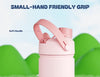 18 oz Insulated Water Bottle with 2-in-1 Straw and Spout Lid, Keep Cold 24H, Leak-Proof, Fits in Car Cup Holder, Stainless Steel Water Bottle for Sports, Travel, and School (Cotton Candy)