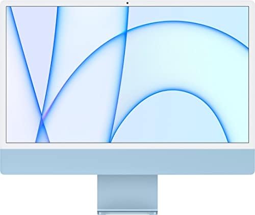 Apple 2021 iMac with Apple M1 Chip with 8-core CPU, 24-inch, 8GB RAM, 256GB SSD Storage, Orange (Renewed)