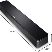 Bose TV Speaker - Soundbar for TV with Bluetooth and HDMI-ARC Connectivity, All-in-One Compact Soundbar, Includes Remote Control, Black