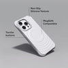 CASETiFY Ripple Case for iPhone 16 [Silicone / 6.6 ft. 2X Military Grade Drop Protection/Compatible with Magsafe] - Oat