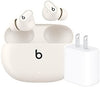 Beats Studio Buds + | True Wireless Noise Cancelling Earbuds, Enhanced Apple & Android Compatibility, Built-in Microphone, Sweat Resistant Bluetooth Headphones, Spatial Audio - Black/Gold