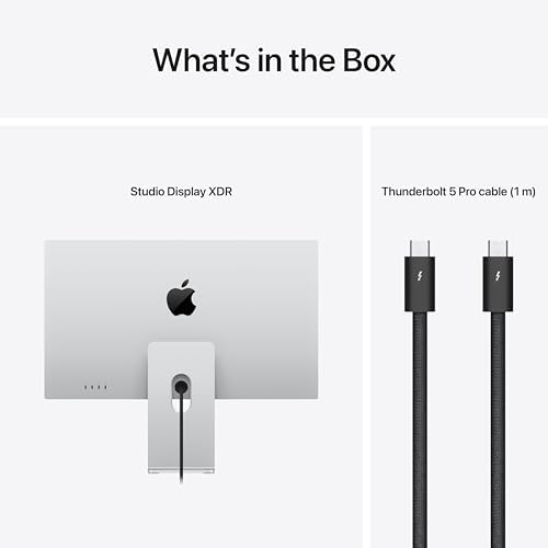 Apple Studio Display XDR: Standard Glass, Tilt- and Height-Adjustable Stand