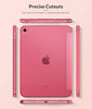 MoKo Case for New iPad (A16) 11th Generation 2025/ 10th Generation 2022, iPad 11 inch/ 10.9 inch Case with Soft TPU Translucent Frosted Back Cover, Auto Wake/Sleep, Support Touch ID, Watermelon