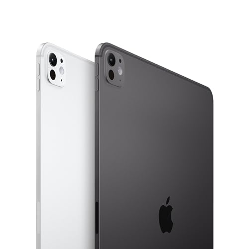 Apple iPad Pro 11 Pulgadas (M4): Diseñado para Apple Intelligence, Pantalla Ultra Retina XDR, 256GB, Cámara Frontal/Trasera de 12MP, Escáner LiDAR, Wi-Fi 6E, Face ID, Batería para Todo el Día — Plata