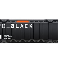 WD_Black SN850X 4TB NVMe SSD with Heatsink - M.2 2280, Up to 7,300 MB/s Read speeds, Up to 6,300 MB/s Write speeds, Gaming Expansion, High Performance Internal Solid State Drive - WDS400T2XHE