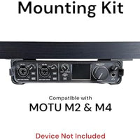 Desk Mount Kit for Motu M2 & M4 - Under Desk Mounting Brackets, Reverible - Secure Mounting Accessories