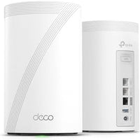TP-Link Deco 7 Pro BE14000 Tri-Band Wi-Fi 7 Whole Home Mesh System | 8-Stream 14 Gbps | 10 WAN/LAN Port | Up to 8100 Sq.ft, 200 Devices Capacity | 320 MHz, HomeShield, AI-Roaming (BE67 2-Pack)