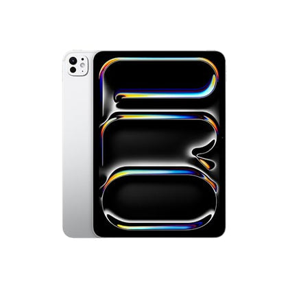 Apple iPad Pro 11-Inch (M4): Built for Apple Intelligence, Ultra Retina XDR Display, 256GB, 12MP Front/Back Camera, LiDAR Scanner, Wi-Fi 6E, Face ID, All-Day Battery Life — Silver
