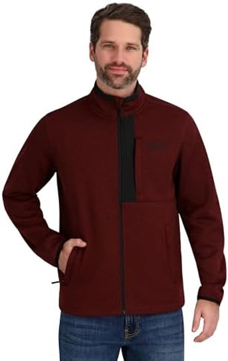 Ofertaza, Reebok Men's Mock Neck Zip-up Fleece Shell Jacket, todas las tallas