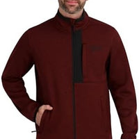 Ofertaza, Reebok Men's Mock Neck Zip-up Fleece Shell Jacket, todas las tallas