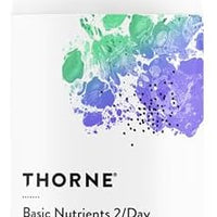 THORNE - Basic Nutrients 2/Day - Comprehensive Daily Multi-Vitamin with Optimal Bioavailability - Vitamin & Mineral Formula - Third-Party Certified - Gluten, Dairy & Soy-Free - 60 Capsules