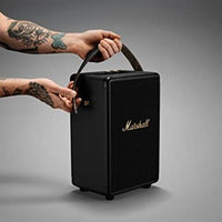 Marshall Tufton Portable Bluetooth Speaker, Black & Brass