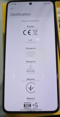 XIAOMI Poco X8 PRO MAX 5G Ai (Compatible with Tmobile Mint Tello & Global) (256GB + 12GB) 6.83" 50MP Gamers Phone NFC Dual sim Unlocked Model 2602BPC18G Liberado (White) | 50MP Cam, 2602BPC18G