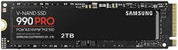Samsung 990 PRO SSD 2TB NVMe M.2 PCIe Gen4, M.2 2280 Internal Solid State Hard Drive, Seq. Read Speeds Up to 7,450 MB/s for High End Computing, Gaming, and Heavy Duty Workstations, MZ-V9P2T0B/AM