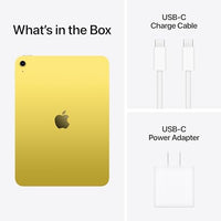 Apple iPad 11-inch: A16 chip, 11-inch Model, Liquid Retina Display, 256GB, Wi-Fi 6, 12MP Front/12MP Back Camera, Touch ID, All-Day Battery Life — Yellow