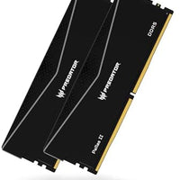 Acer Predator Pallas II DDR5 RAM 32GB (16GBx2) 6000MHz CL30 PC5-48000 Intel XMP 3.0 AMD EXPO Compatible Computer Memory, Black - BL.9BWWR.433