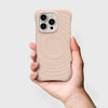 CASETiFY Ripple Case for iPhone 16 [Silicone / 6.6 ft. 2X Military Grade Drop Protection/Compatible with Magsafe] - Oat