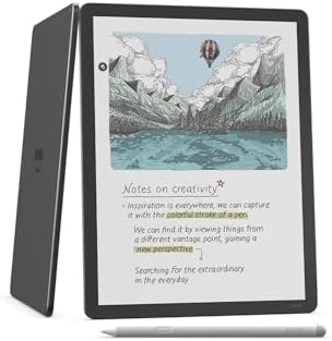 Amazon Kindle Scribe Colorsoft 64GB (newest model) — 11” paper-like color display with front light — One notebook to replace them all — Write in notebooks, docs, and books. Pen included - Graphite