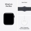 Apple Watch SE 3 [GPS 44mm] Smartwatch with Midnight Aluminum Case with Midnight Sport Band - M/L. Fitness and Sleep Trackers, Heart Rate Monitor, Always-On Display, Water Resistant