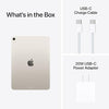 Apple iPad Air 11-inch with M3 chip Built for Apple Intelligence, Liquid Retina Display, 128GB, 12MP Front/Back Camera, Wi-Fi 6E, Touch ID, All-Day Battery Life — Starlight