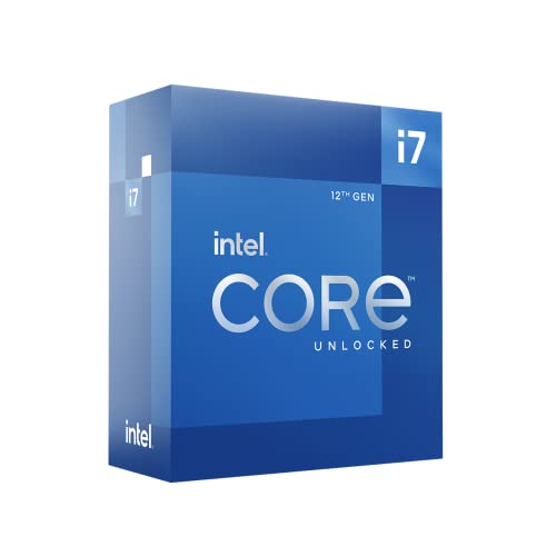 Intel Core i7-12700K Procesador Gaming de Escritorio con Gráficos Integrados y 12 Núcleos (8P+4E) hasta 5.0 GHz Desbloqueado LGA1700 Chipset Serie 600 125W