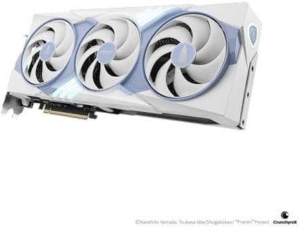 msi Gaming RTX 5070 TI 16G FRIEREN Edition OC Graphics Card (16GB GDDR7, 256-bit, Extreme Clock 2572 MHz, DisplayPort x 3 2.1a, HDMI 2.1b, NVIDIA Blackwell Architecture)