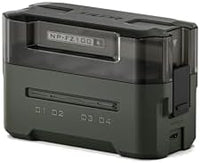 Tilta NP-FZ100 Portable Charging Station | Works with FX3, FX30, FX2, ZV-E1, FX30B, A7S III, A7S II, A7 IV, A7 III, A7R V, A7R IV, A7C II, A7C, A9, A9 II, A9 III, A1 II, A6700 | Green
