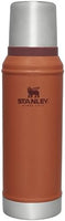 Stanley Classic Legendary Vacuum Bottle 1.0 qt | Wide Mouth with Leakproof Cup Lid | Keep Drinks Hot or Cold | Packable for Travel | Insulated Stainless Steel Thermos | BPA-Free | Hammertone Silver