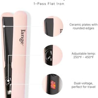 L'ANGE HAIR Le Ceramique 1-Pass Flat Iron Hair Straightener