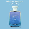 RASASI Hawas Ice EDP 100ML (3.4 OZ) | Long Lasting, Exquisite, Luxurious, Arabian Scents. (PACK OF 3)