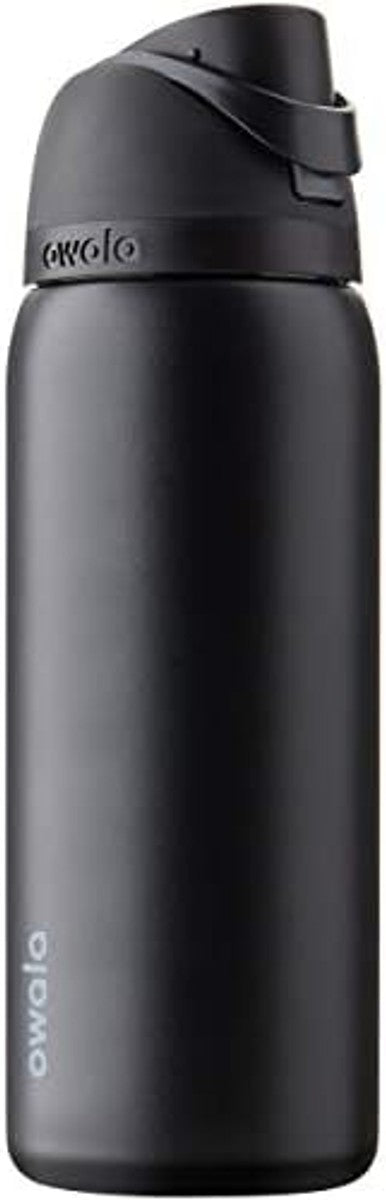 Ofertaza, Owala FreeSip Insulated Stainless Steel Water 32 Oz, Very, Very Dark