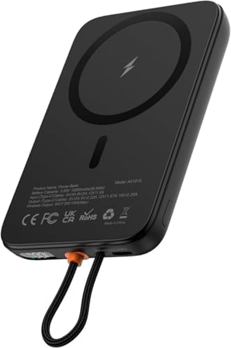 AsperX Magnetic Power Bank, 10,000mAh