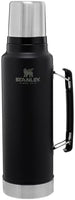 Stanley Classic Legendary Vacuum Bottle 1.0 qt | Wide Mouth with Leakproof Cup Lid | Keep Drinks Hot or Cold | Packable for Travel | Insulated Stainless Steel Thermos | BPA-Free | Hammertone Silver