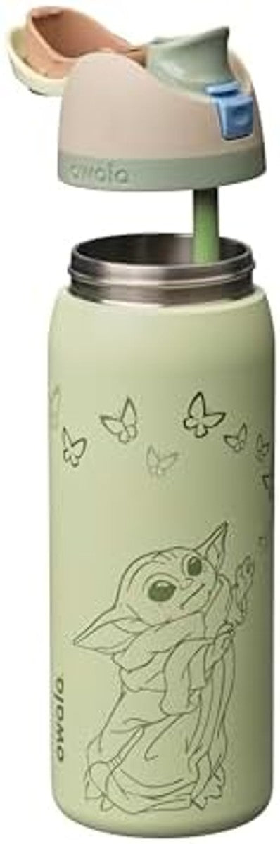 Nuevo, Owala Star Wars FreeSip Insulated Stainless Steel 32 oz, GroGu