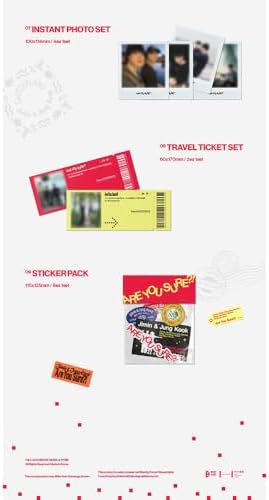 BTS JIMIN X JUNGKOOK [ARE YOU SURE?! Season2](PHOTOBOOK) + 3 Extra Photocards Set