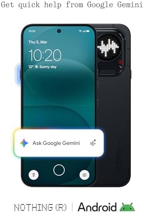 Nothing Phone (4a) Pro Cell Phone 2026 New, Unlocked Android 16 Smartphone, Triple-Lens Camera, AI Photo Edits, 6.83" 144Hz AMOLED Display, 5080mAh Battery, Dual-SIM Glyph Matrix (Black, 12+256GB)
